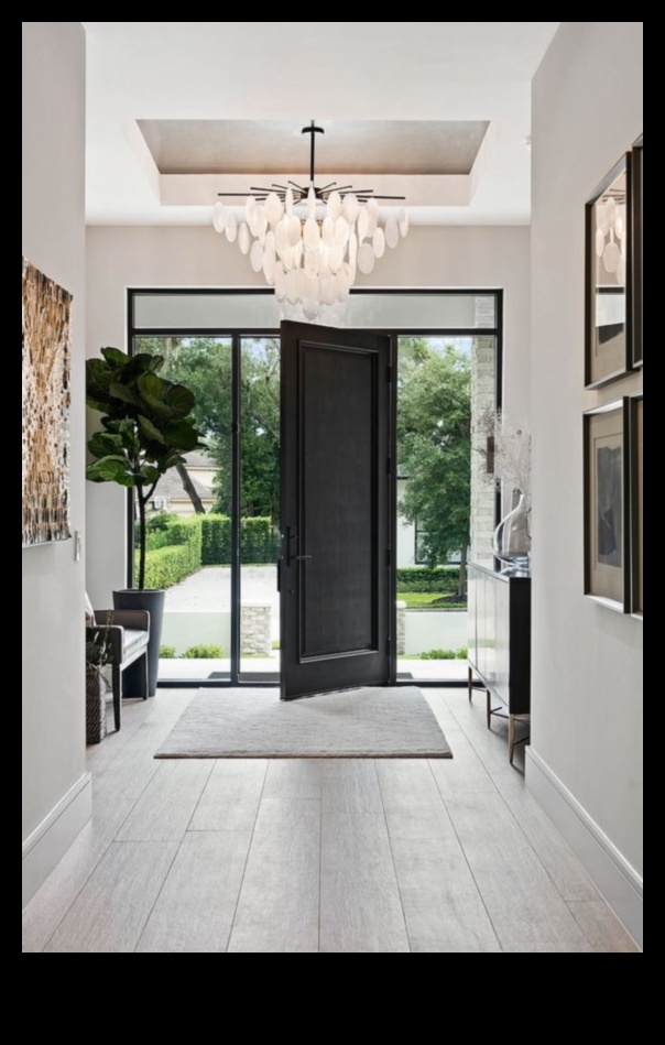 ديكور المدخل المعاصر: دليل للأسلوب الحديث 3 ديكور معاصر للمدخل لإحساس ترحيبي