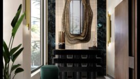 ديكور معاصر للمدخل لإحساس ترحيبي