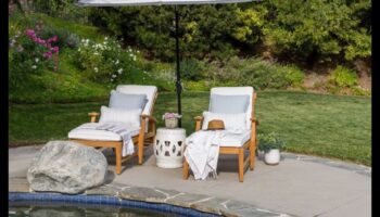 نصائح لتزيين منطقة حمام السباحة الخارجي