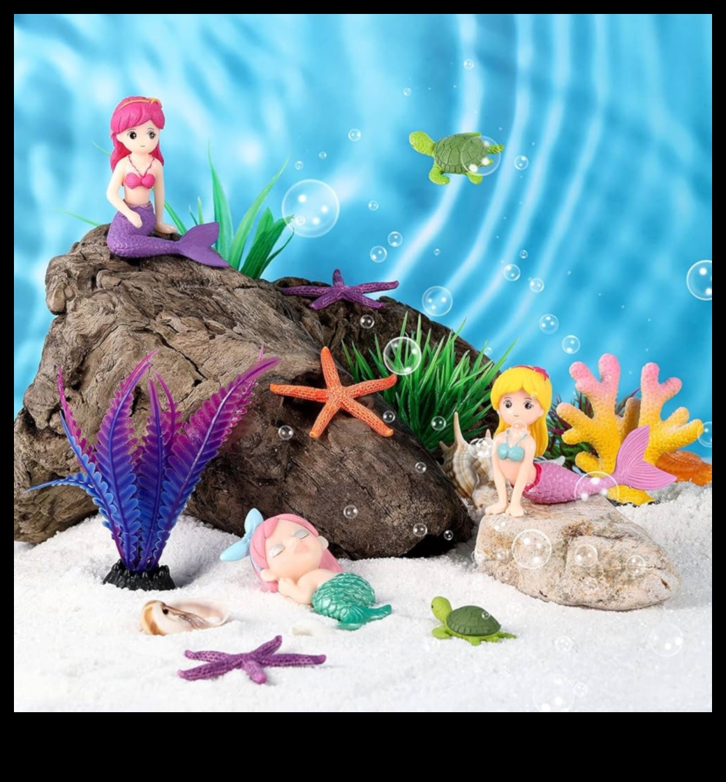 حوض للأسماك DIY: صياغة الديكور والإكسسوارات لأحواض السمك