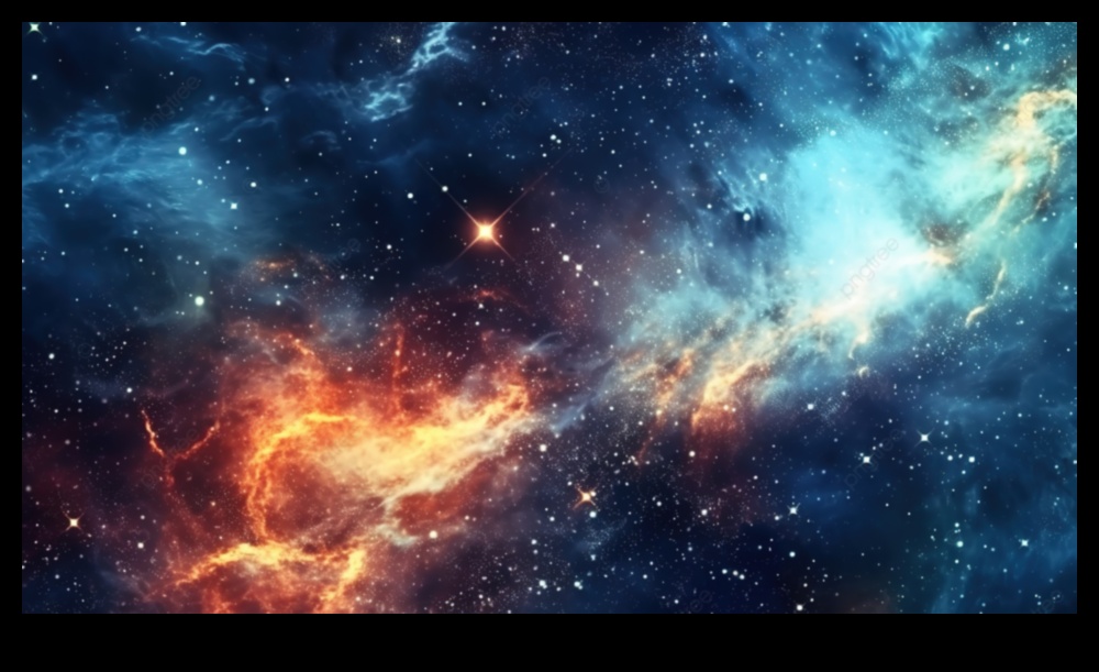 سواريه مرصعه بالنجوم: احتفال سماوي وسط جمال الفضاء الخارجي الذي لا نهاية له