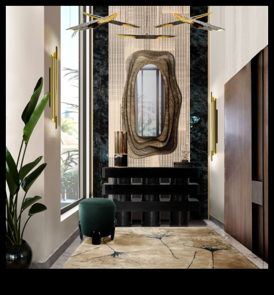 ديكور المدخل المعاصر دليل للأسلوب الحديث 1 ديكور معاصر للمدخل لإحساس ترحيبي